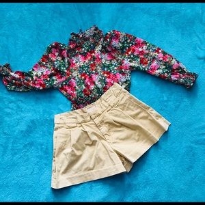 ‘Pins and Needles’ Urban Outfitters tan shorts S